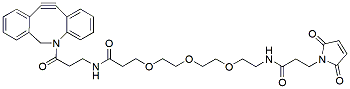 Molecular structure of the compound: DBCO-PEG3-Maleimide