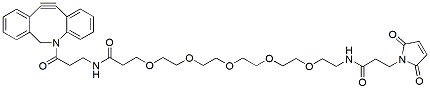 Molecular structure of the compound: DBCO-PEG5-Maleimide