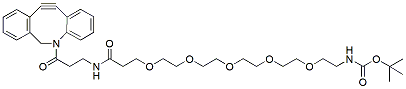 Molecular structure of the compound: DBCO-NHCO-PEG5-t-Boc Amine