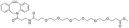 Molecular structure of the compound: DBCO-NHCO-PEG6-Methyl Ester