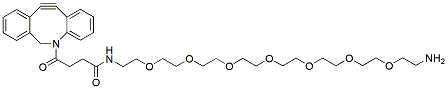 Molecular structure of the compound: DBCO-PEG7-Amine