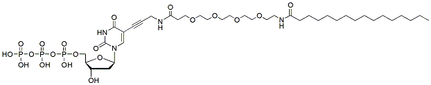 Molecular structure of the compound: Palmitamide-PEG4-dUTP