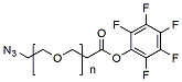 Molecular structure of the compound: Azide-PEG-PFP ester, MW 5,000