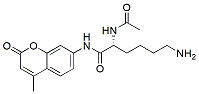 Molecular structure of the compound: Ac-Lys-AMC