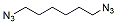 Molecular structure of the compound: 1,6-diazidohexane