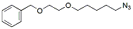 Molecular structure of the compound: 2-((2-((5-Azidopentyl)oxy)ethoxy)methyl)benzene