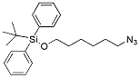 Molecular structure of the compound: ((6-Azidohexyl)oxy)(tert-butyl)diphenylsilane