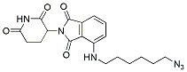 Molecular structure of the compound: Pomalidomide-C6-azide