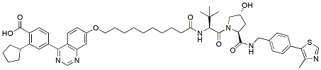 Molecular structure of the compound: CC-3240