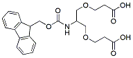Molecular structure of the compound: Fmoc-Amido-Bi-(carboxyethoxymethyl)-methane