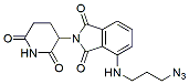 Molecular structure of the compound: Pomalidomide-C3-azide