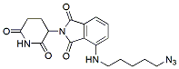 Molecular structure of the compound: Pomalidomide-C5-azide