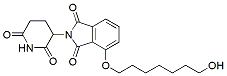 Molecular structure of the compound: Thalidomide-O-C7-OH