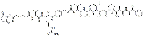 Molecular structure of the compound: SC-VC-PAB-MMAE