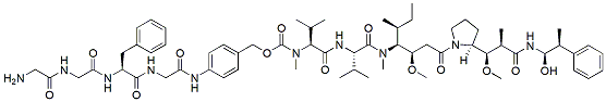 Molecular structure of the compound: GGFG-PAB-MMAE