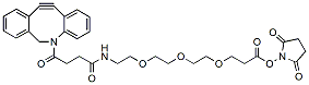 Molecular structure of the compound: DBCO-PEG3-NHS ester