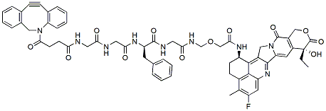 Molecular structure of the compound: DIBAC-GGFG-NH2CH2-Dxd