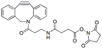 Molecular structure of the compound: DBCO-NHCO-C2-NHS Ester