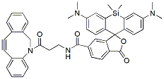 Molecular structure of the compound: SiR-DBCO