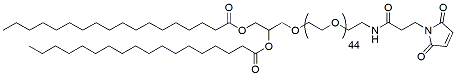 Molecular structure of the compound: DSG-PEG45-NH-Mal