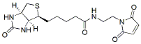 Molecular structure of the compound: Biotin-C2-maleimide
