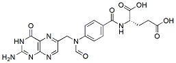 Molecular structure of the compound: 10-Formylfolic Acid