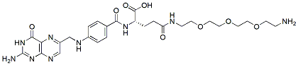 Molecular structure of the compound: Folate-PEG3-amine