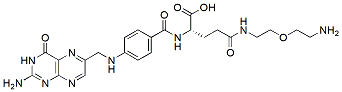 Molecular structure of the compound: Folate-PEG1-amine