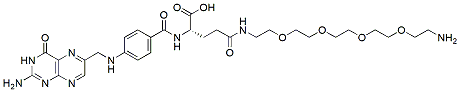 Molecular structure of the compound: Folate-PEG4-amine