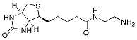 Molecular structure of the compound: Biotin-EDA, HCl salt