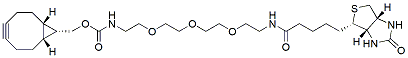Molecular structure of the compound: endo-BCN-PEG3-Biotin