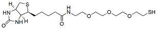 Molecular structure of the compound: Biotin-PEG3-SH