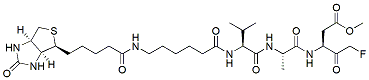 Molecular structure of the compound: Biotin-VAD-FMK