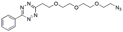 Molecular structure of the compound: Azido-PEG3-tetrazine