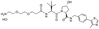 Molecular structure of the compound: (S,R,S)-AHPC-PEG2-C2-amine, HCl salt