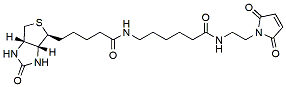 Molecular structure of the compound: Biotin-X-malamide