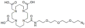 Molecular structure of the compound: TETA-PEG4-azide hydrochloride