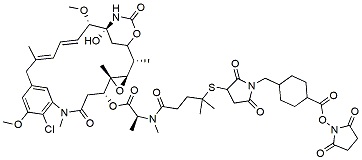 Molecular structure of the compound: DM4-SMCC