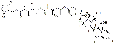 Molecular structure of the compound: Glucocorticoid receptor agonist-2 Ala-Ala-Mal