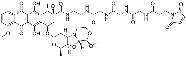 Molecular structure of the compound: Mal-C2-Gly3-EDA-PNU-159682