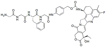Molecular structure of the compound: GGFG-PAB-Exatecan
