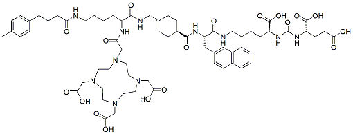 Molecular structure of the compound: PSMA-ALB-56