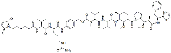 Molecular structure of the compound: Vc-MMAD