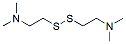 Molecular structure of the compound: Bis(2-dimethylaminoethyl) Disulfide, HCl salt