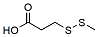 Molecular structure of the compound: 3-(Methyldithio)propanoic acid