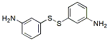 Molecular structure of the compound: 3,3-Disulfanediyldianiline