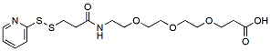 Molecular structure of the compound: SPDP-PEG3-COOH