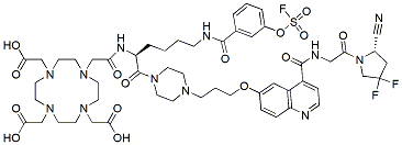 Molecular structure of the compound: FAPI-mFS