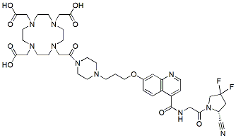 Molecular structure of the compound: FAPI-09