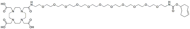 Molecular structure of the compound: DOTA-PEG11-TCO